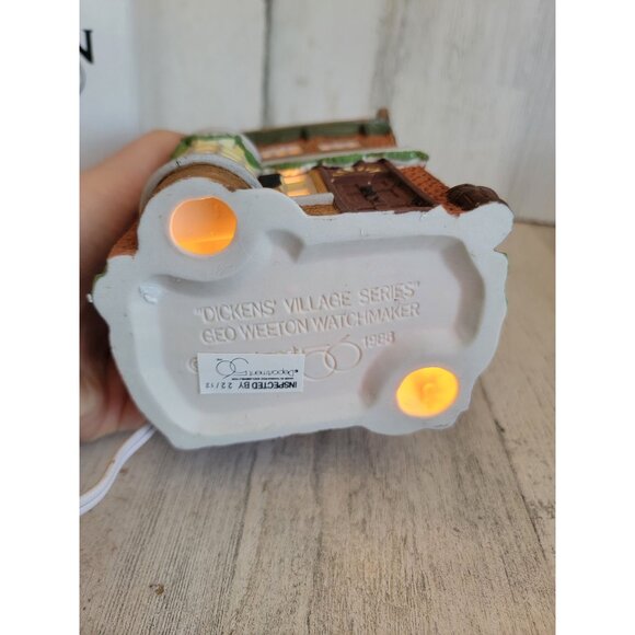 Dept 56 59269 Geo Weeton Watchmaker dickens village accessory xmas - Picture 7 of 8